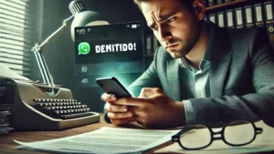 Demissão por WhatsApp Gera Dano Moral